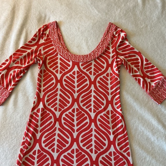 Diane Von Furstenberg vintage 100% silk dress size 8 - Picture 3 of 5